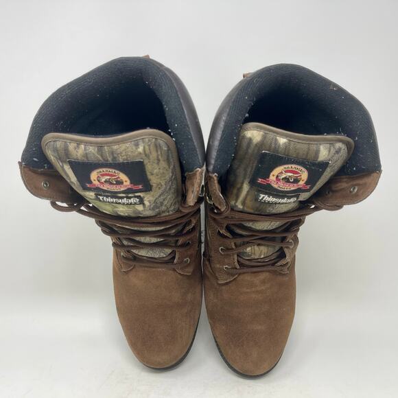 Brahma Leather Boots Brown + Camo Thinsulate Insulated Men\'s Sz 13 main image 7